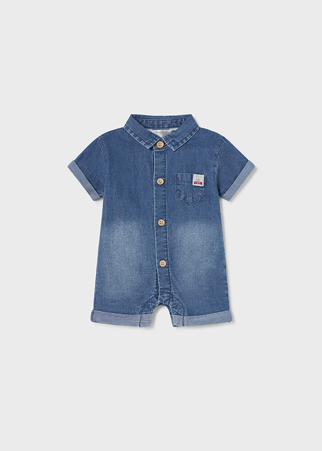 Romper Denim 1-2 mois