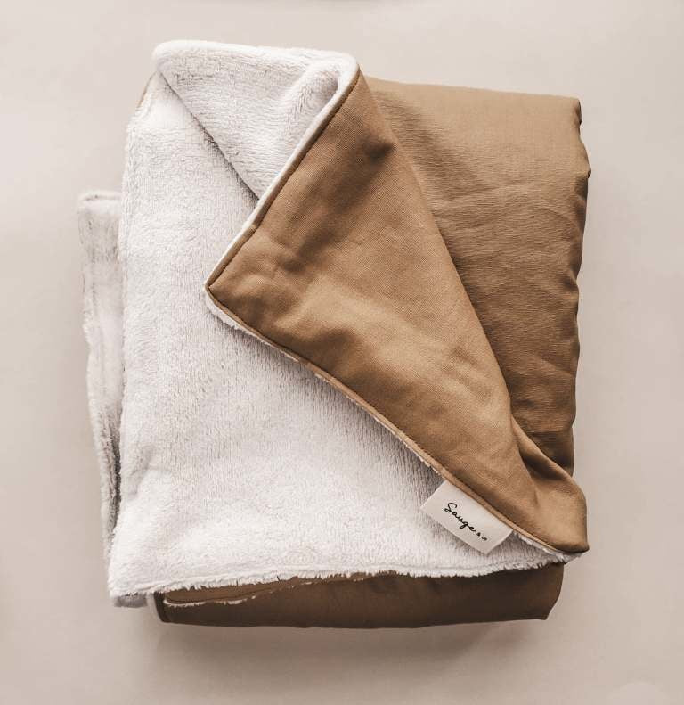 Couverture Sherpa/Ocre foncé