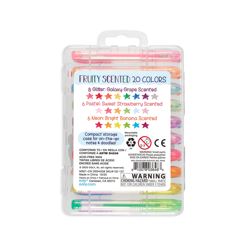 Crayons gel Mini doodlers Senteur de fruits