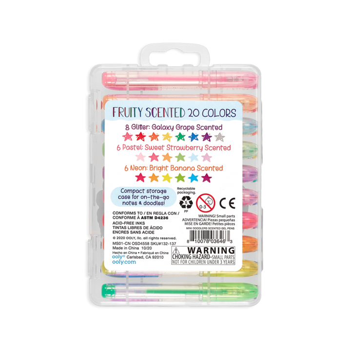 Crayons gel Mini doodlers Senteur de fruits