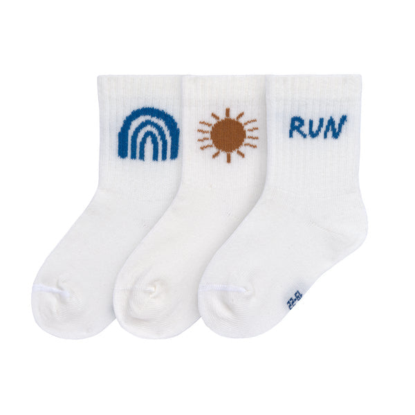 Ensemble de 3 chaussettes Run 2 ans