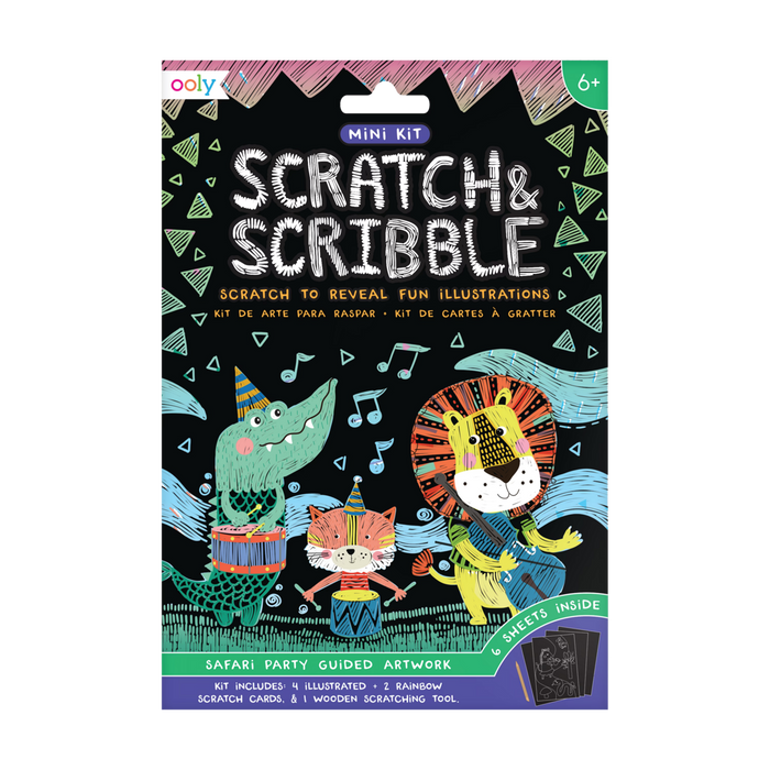 Mini Scratch & Scribble Safari Party