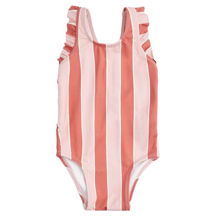 Maillot une pièce ligné Baies 4 ans