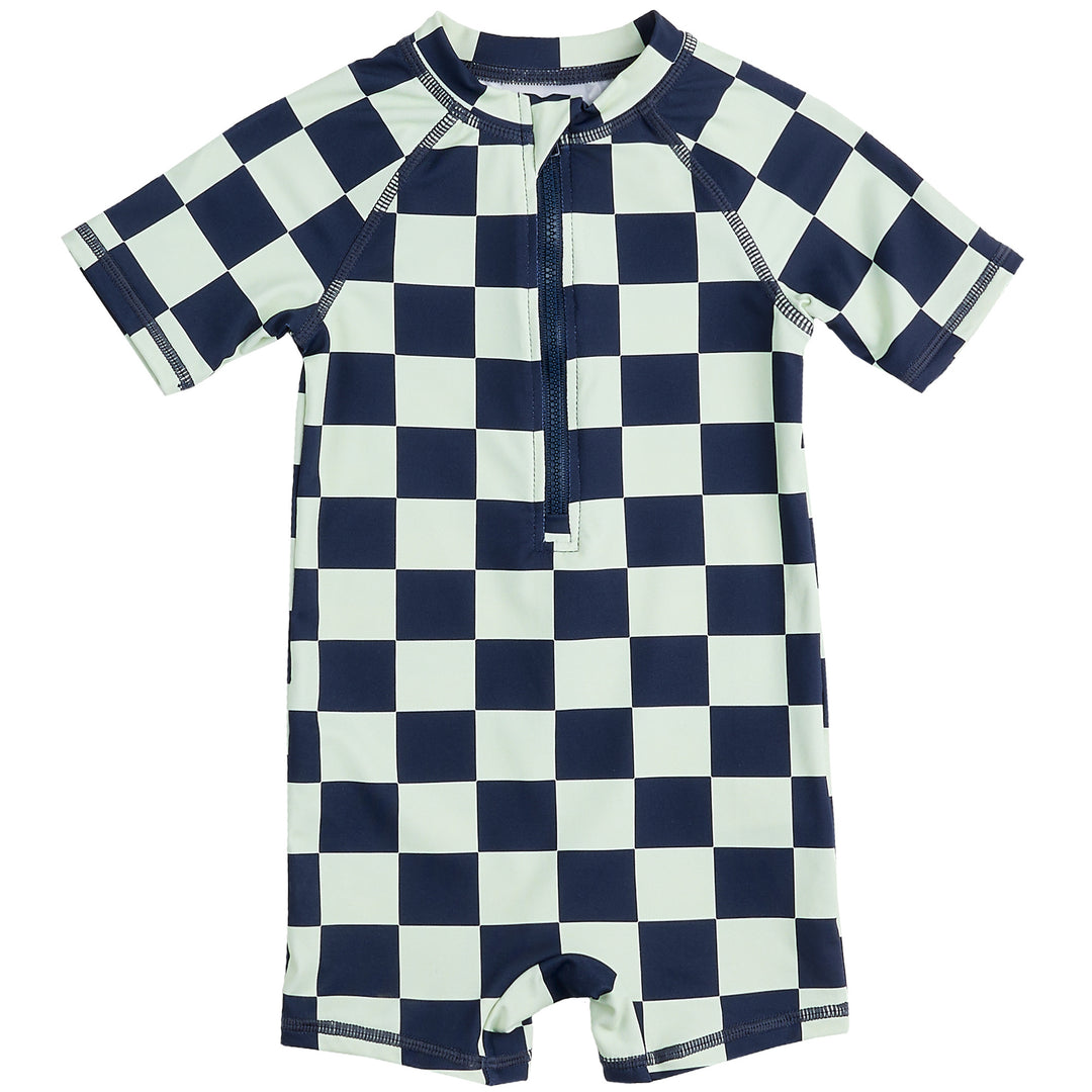 Maillot une pièce Checker  0-3 mois