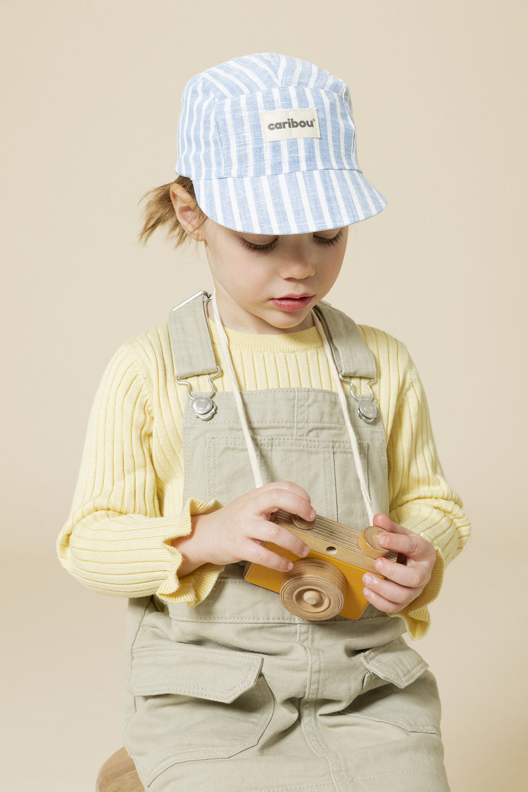 Casquette Rayée Bleu Petit