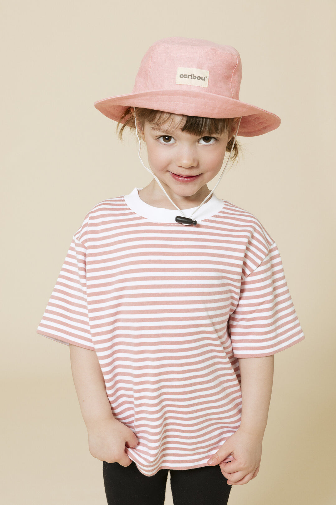 Chapeau Bucket Rose Moyen