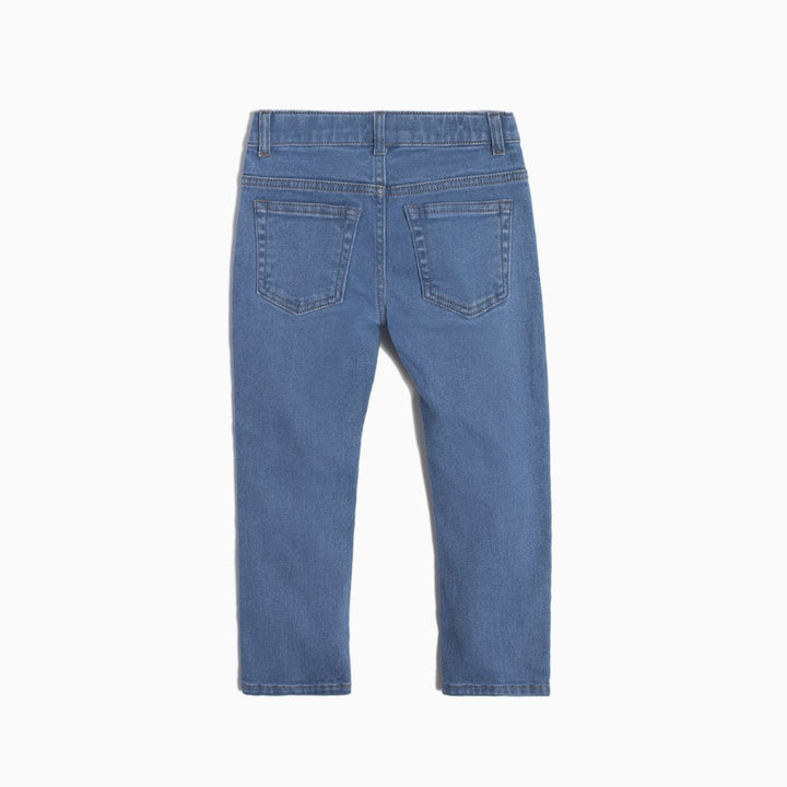 Pantalon bleu clair en éco-denim Coupe Garçon  4 ans