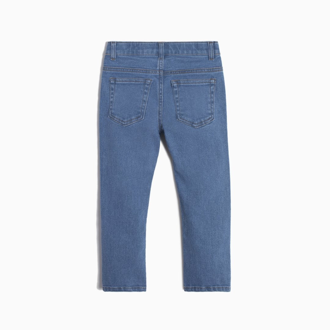 Pantalon bleu clair en éco-denim  Coupe féminine 5 ans