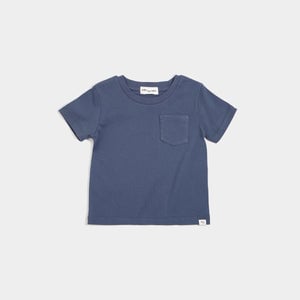 T Shirt Basic Dusty blue Bébé  6 mois