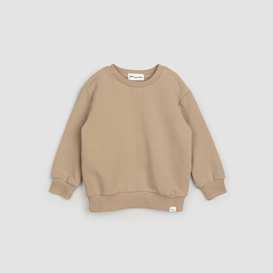 Pull en molleton Latté 3 ans