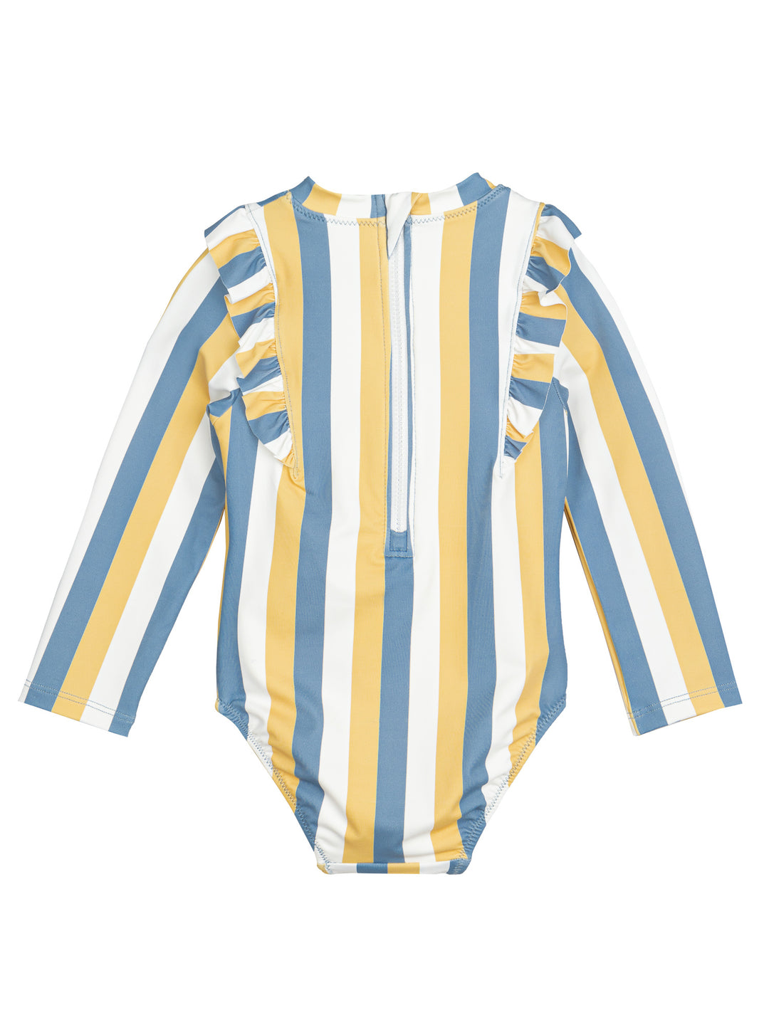 Maillot une-pièce à manches longues Vertical Stripes 18-24 mois