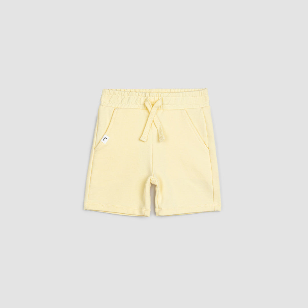 Short en molleton Light Yellow Bébé 6 mois