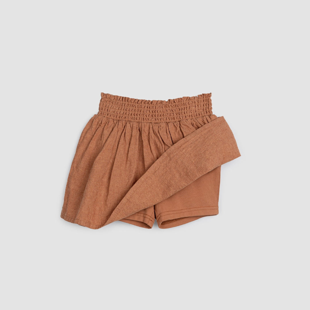 Jupe-Short Camel  3 ans