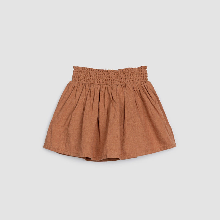 Jupe-Short Camel  2 ans