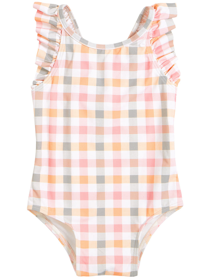 Maillot une pièce Gingham pastel 0-3 mois