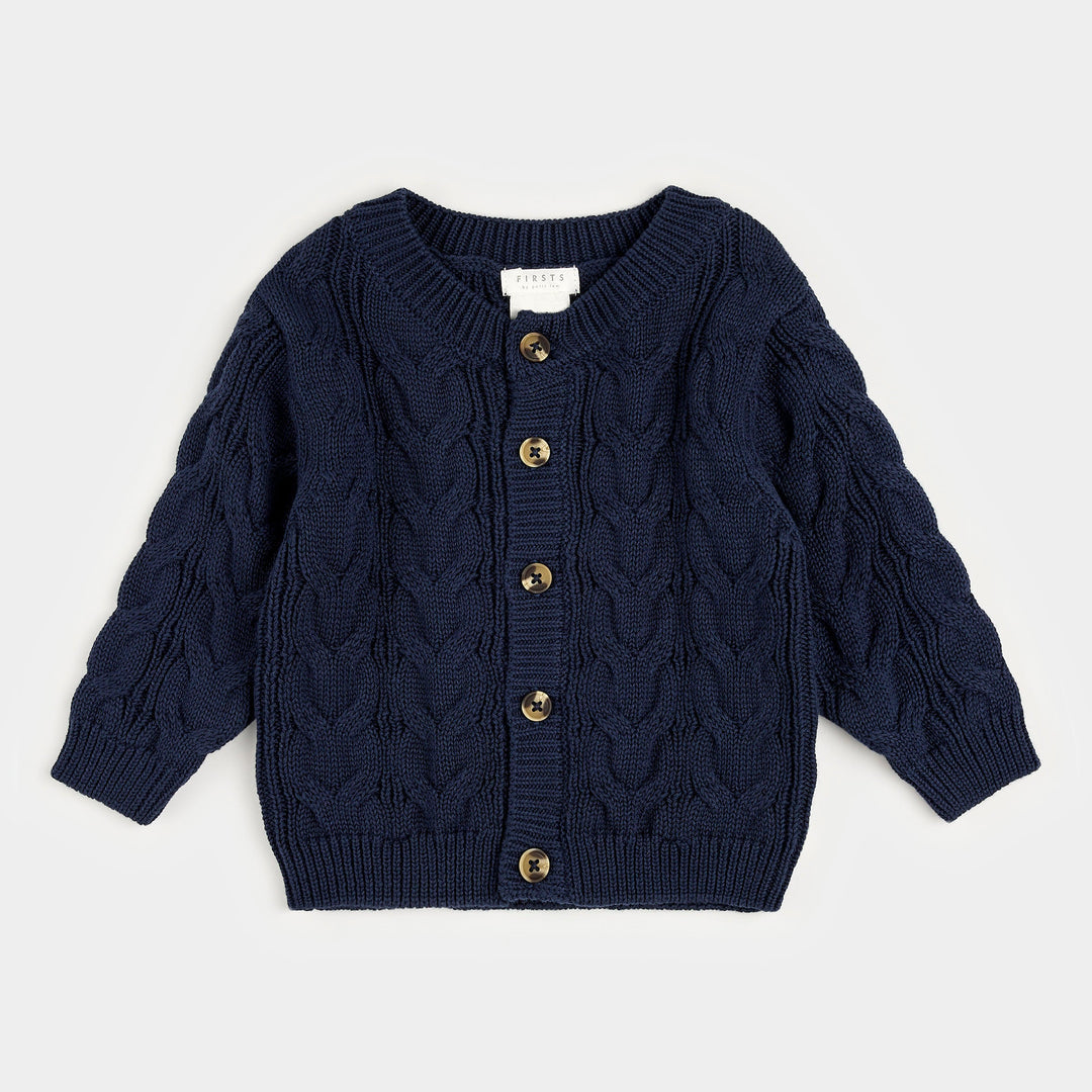 Cardigan en tricot Marine 3-6 mois