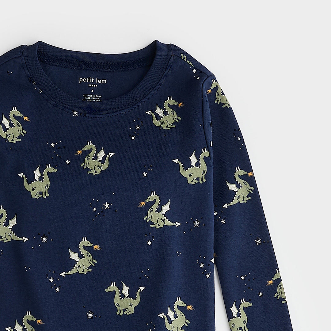 Pyjama deux pièces Dragons 3 ans