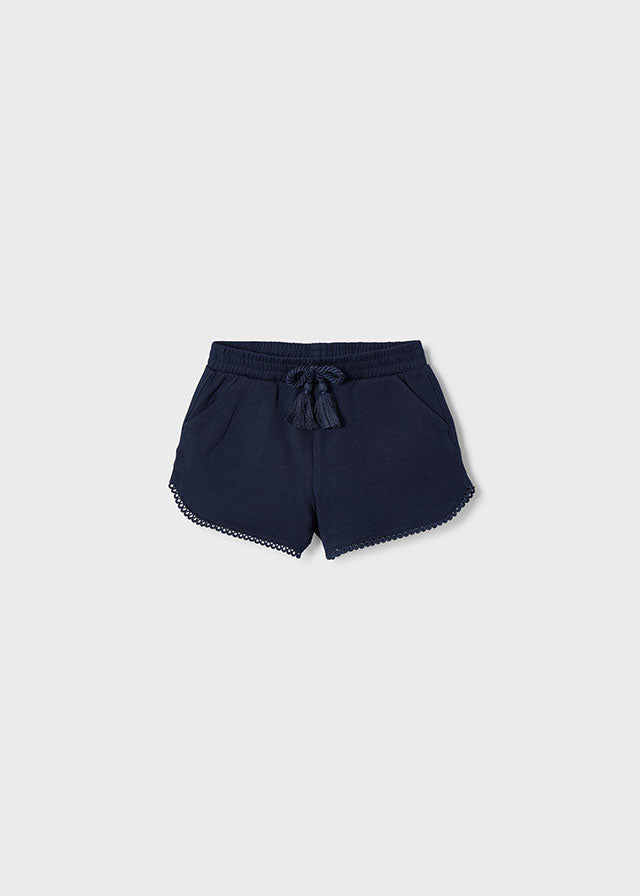 Short en molleton marine