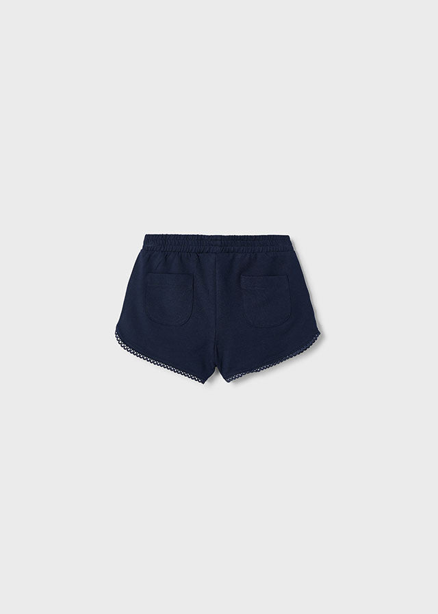 Short en molleton marine