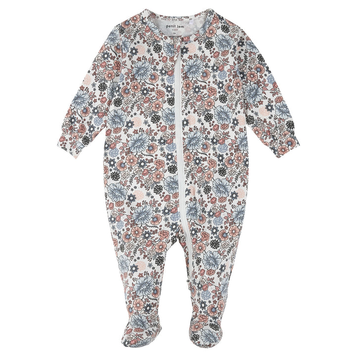 Pyjama une pièce Fleurs rétro