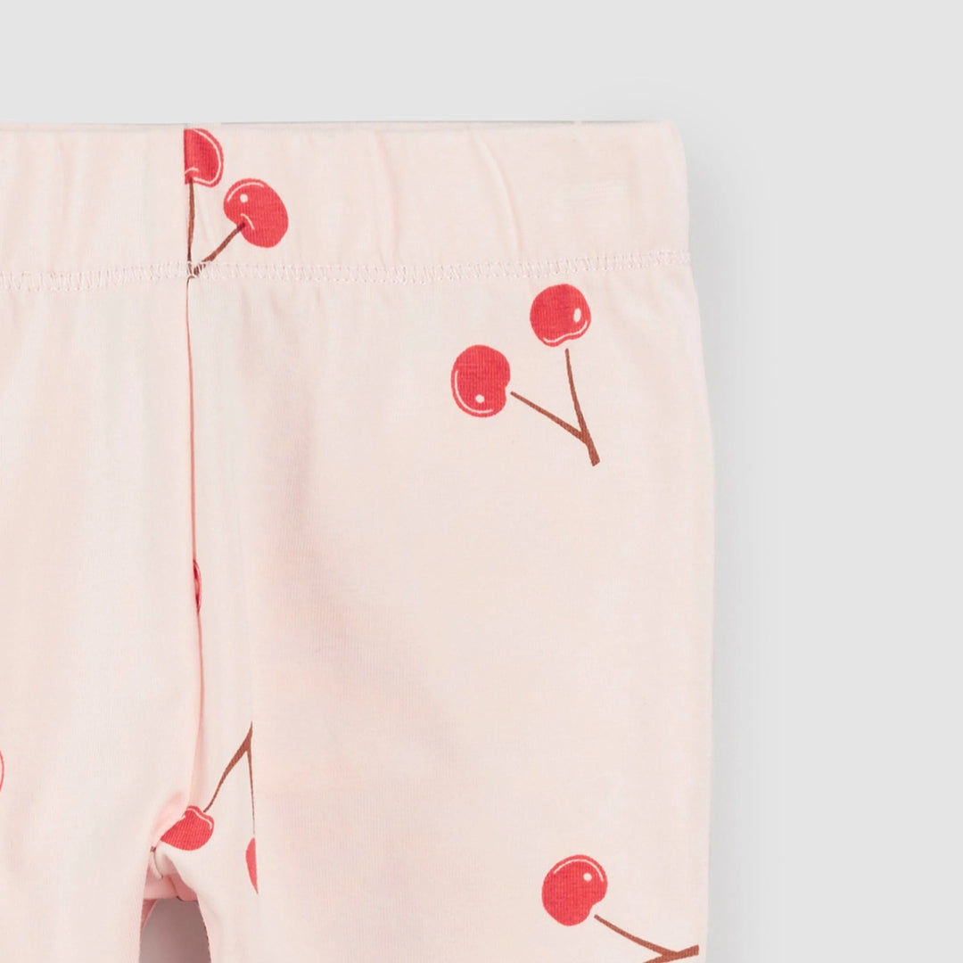 Biker short rose avec cerises