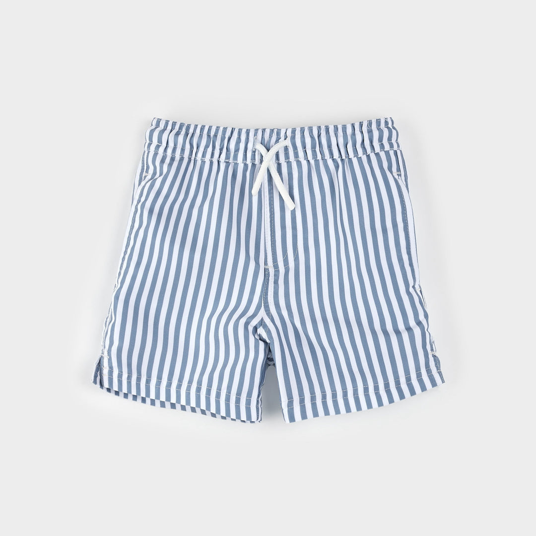 Short de piscine à rayures bleues 2 ans