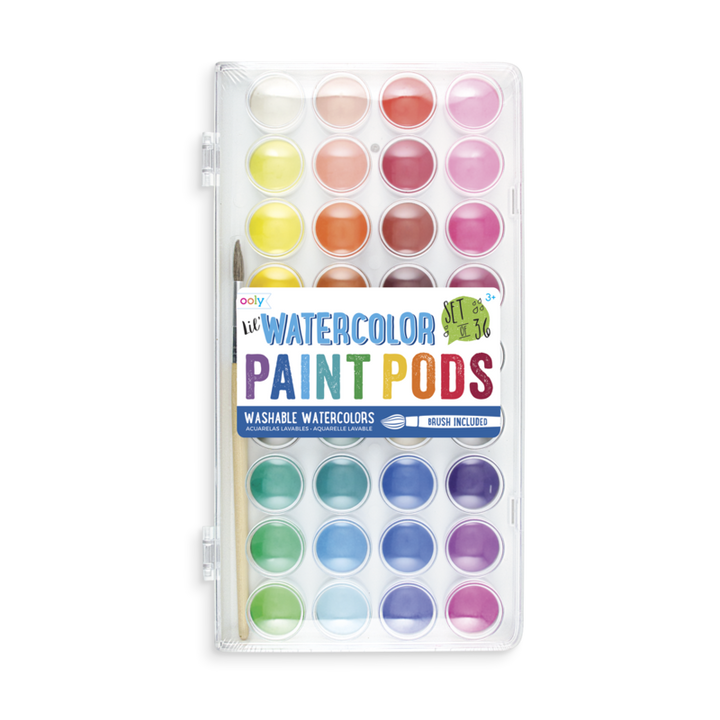 Aquarelle lavable - 36 pastilles