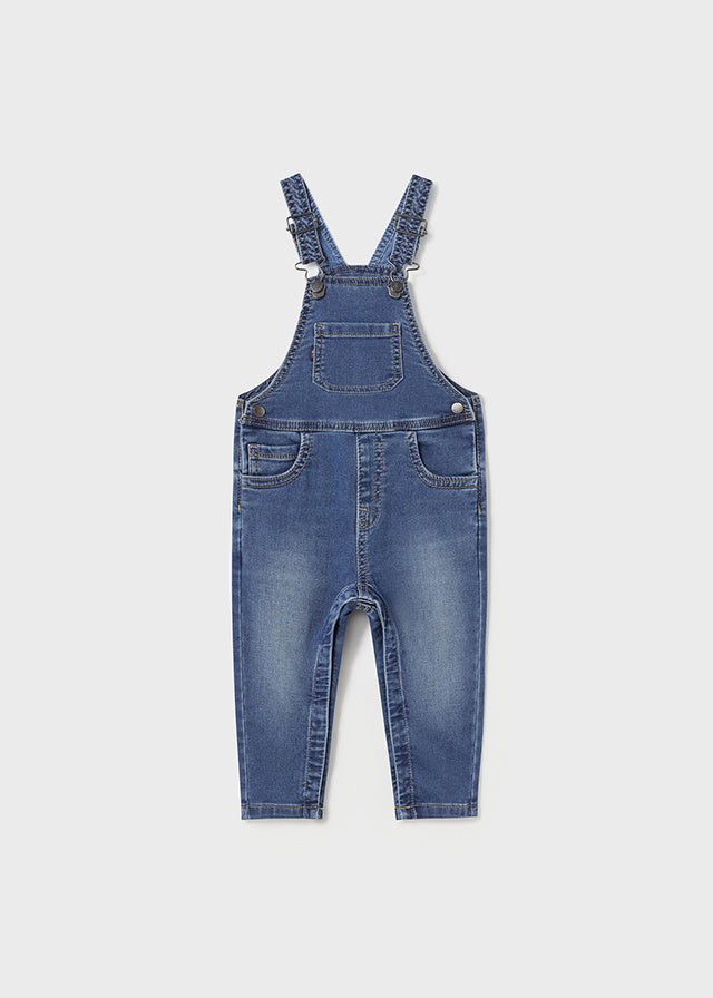 Salopette Soft denim Medio 6 mois