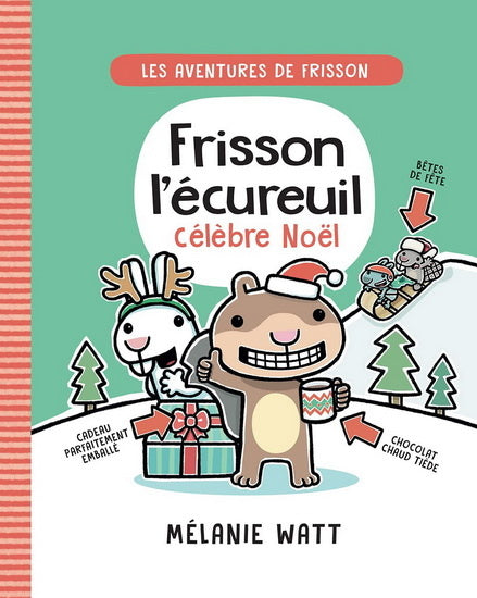 Frisson l'écureuil célèbre Noel