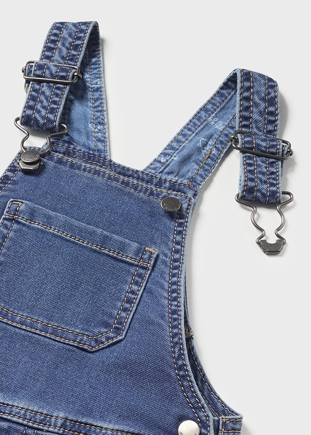 Salopette Soft denim Medio 12 mois