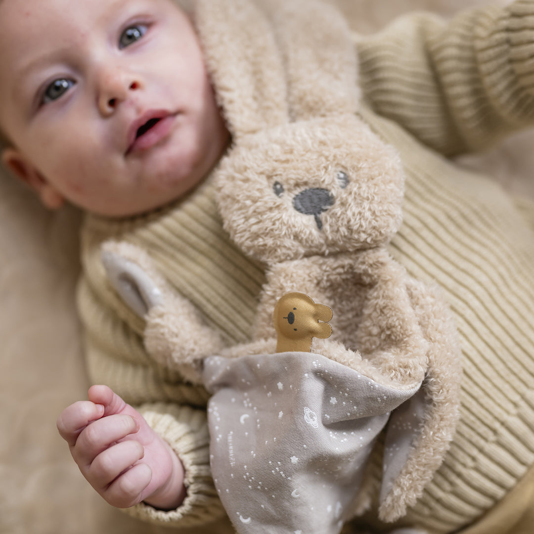 Doudou triangle Lapidou Teddy Sable