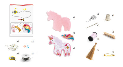 Broche Lumineuse Sweet Licorne