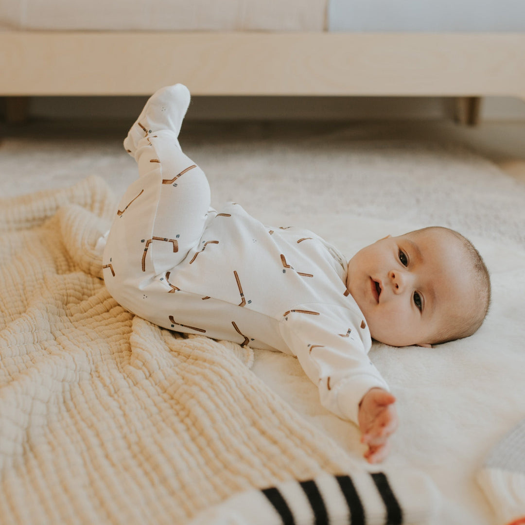 Pyjama une pièce Bâton d’hockey 9 mois