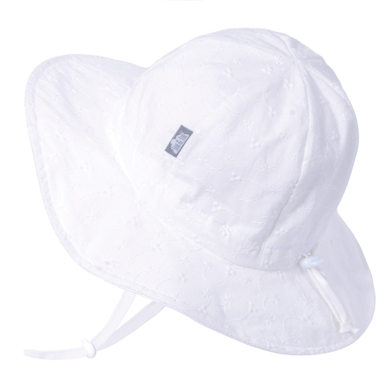 Chapeau Floppy White Eyelet Small