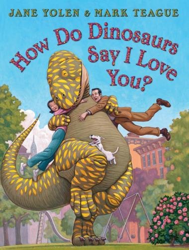 How do dinosaurs say I love you?