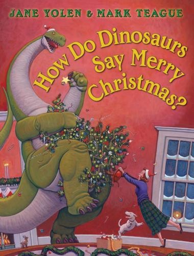 How do dinosaurs say Merry Christmas?