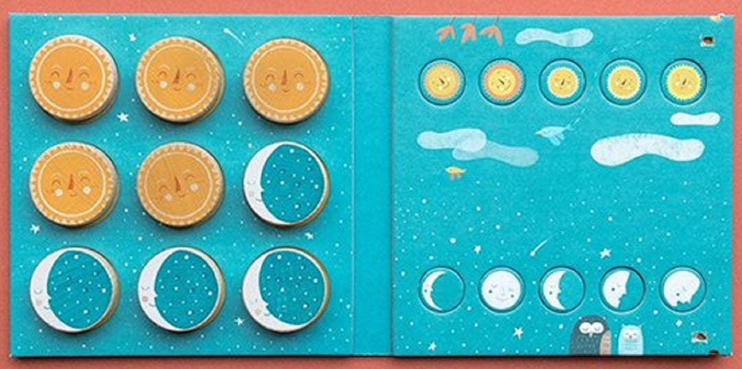 Jeu de Tic Tac Toe -Sun & moon