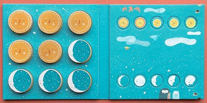 Jeu de Tic Tac Toe -Sun & moon