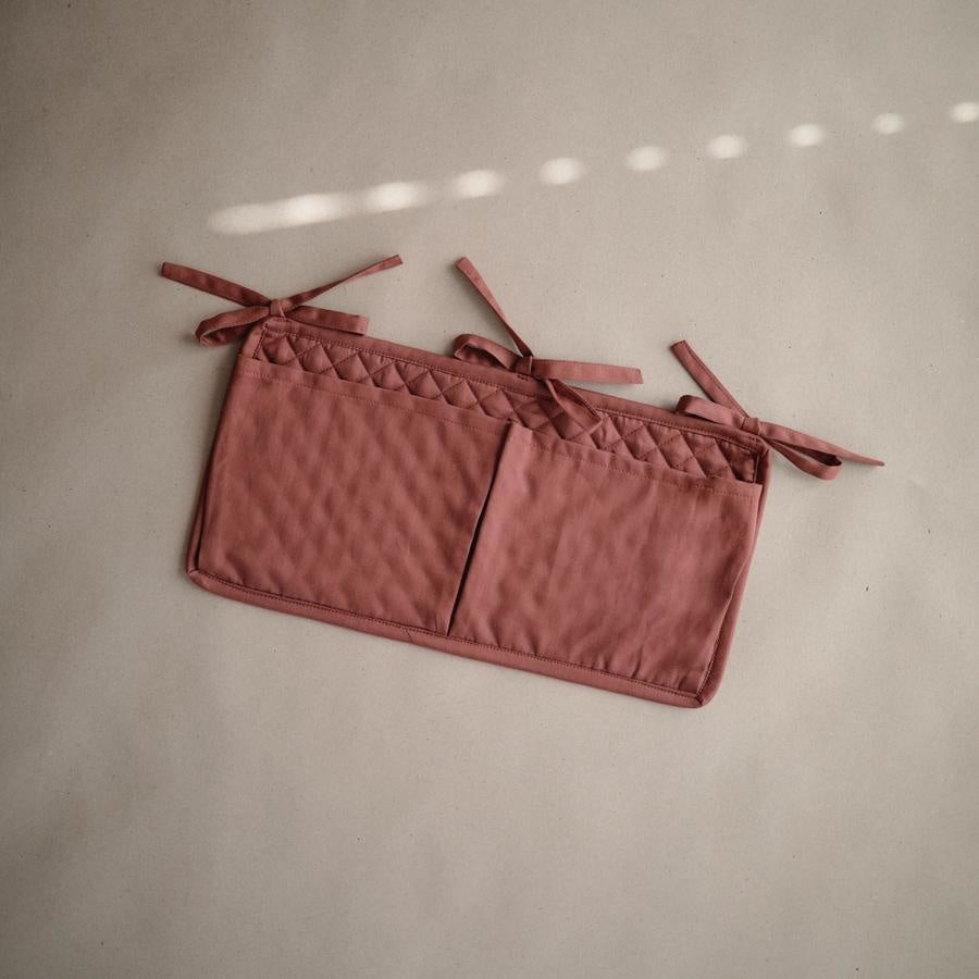 Pochette de rangement pour bassinette Cognac