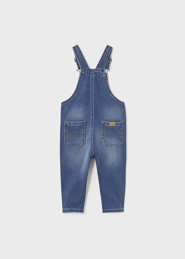 Salopette Soft denim Medio 6 mois