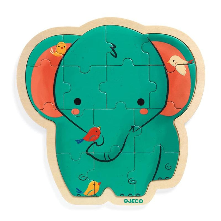 Puzzle en bois - Éléphant