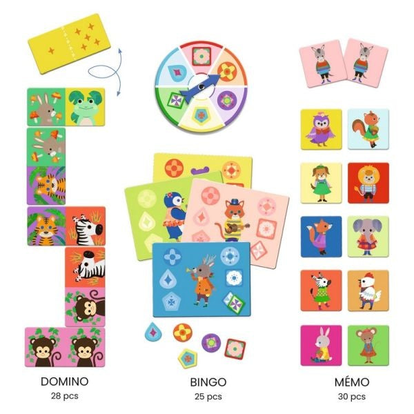 Bingo Memo Domino - Les p’tits copains