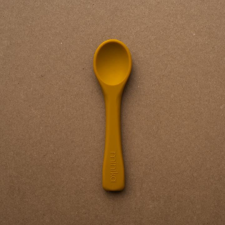 Cuillère en silicone Ocre