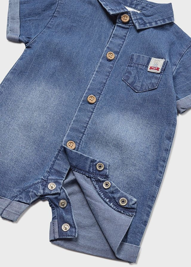 Romper Denim 2-4 mois