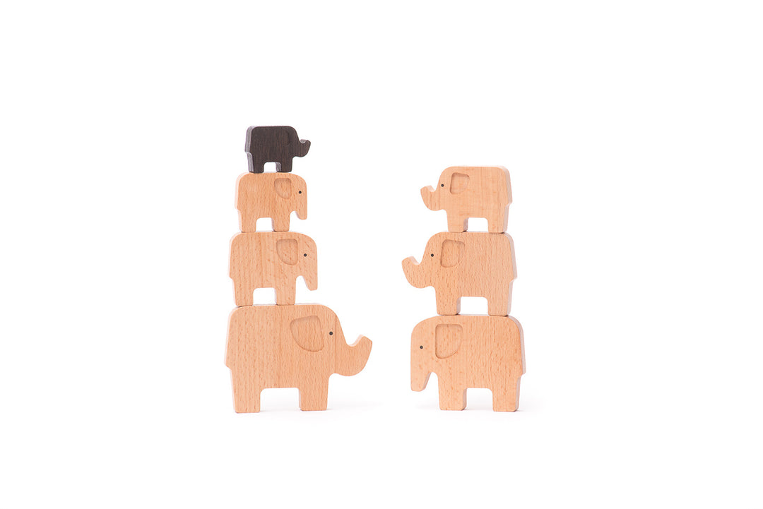 Puzzle en bois - Éléphants