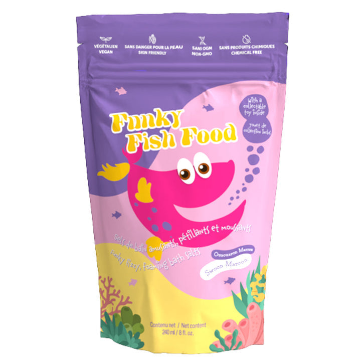 Sels de bain Funky fish food Ouaouaron Marron