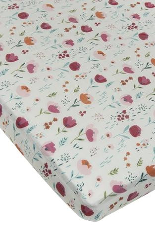 Drap contour de bassinette Rosey bloom