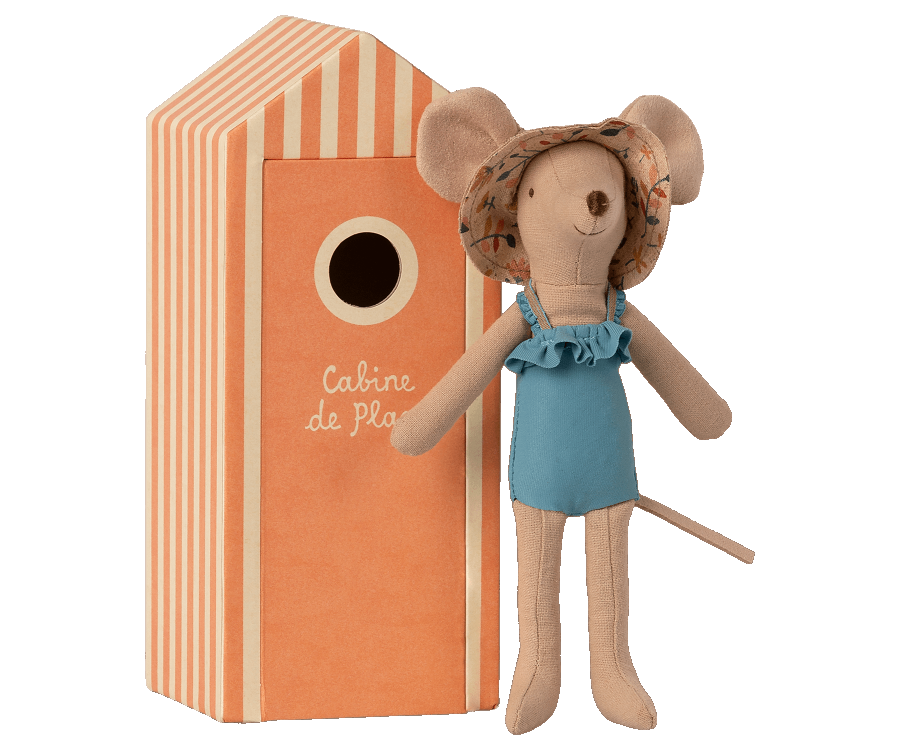 Souris Cabine de plage  Maman