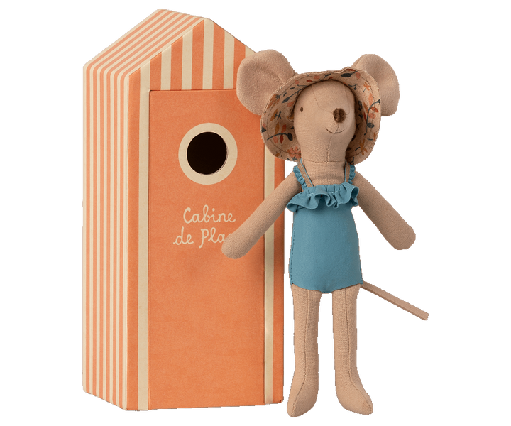 Souris Cabine de plage  Maman