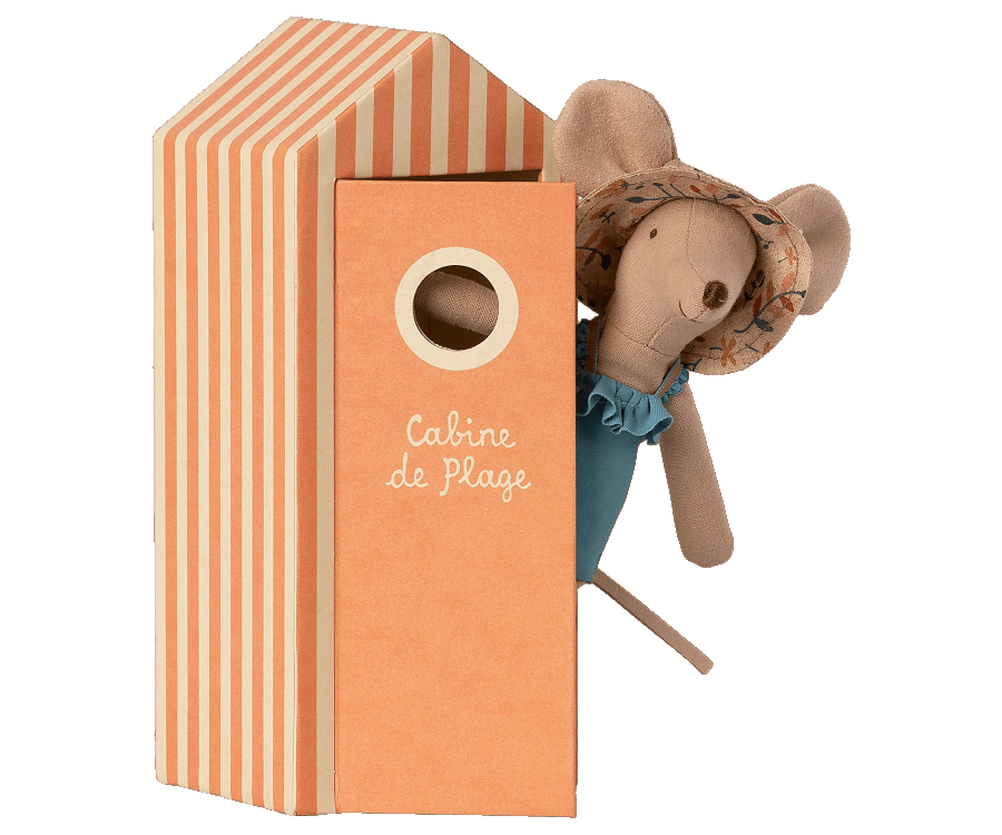 Souris Cabine de plage  Maman